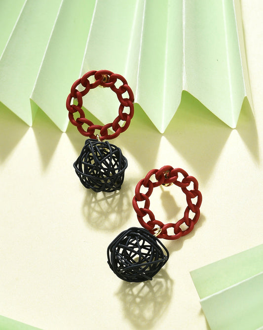 Trendy Designer Drop Earring