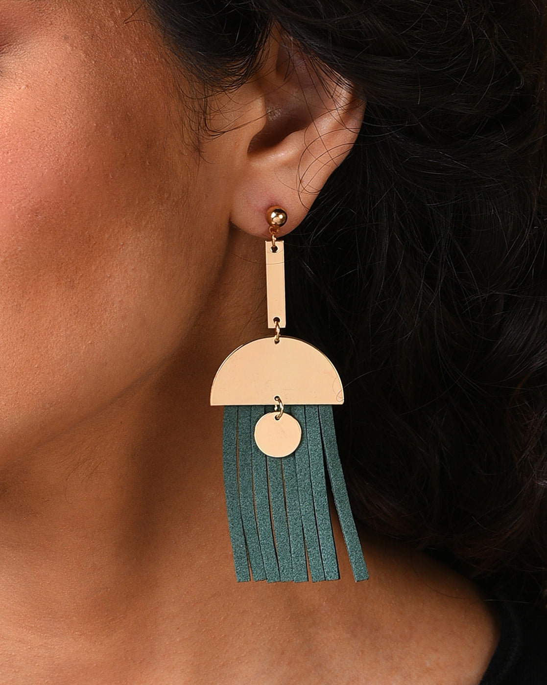 Gold Plated Designer Stud