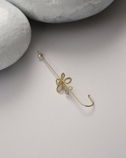 Gold Plated Designer Stud