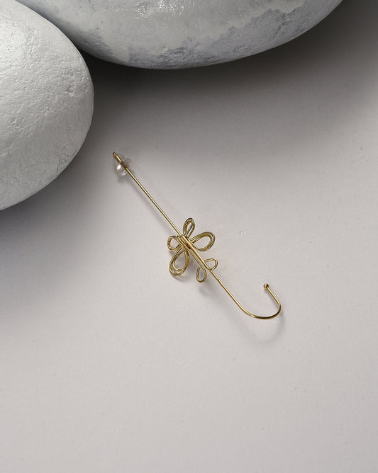 Gold Plated Designer Stud