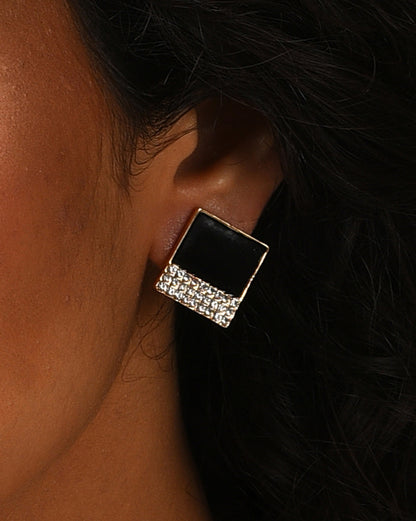 Gold Plated Designer Stud