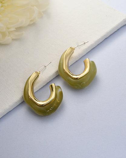 Gold Plated Designer Stud