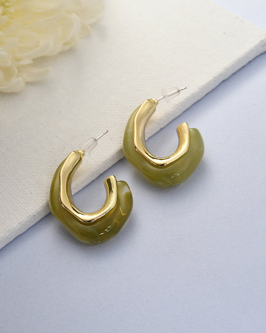 Gold Plated Designer Stud