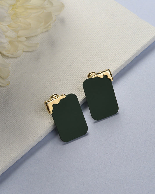 Gold Plated Designer Stud