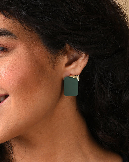 Gold Plated Designer Stud