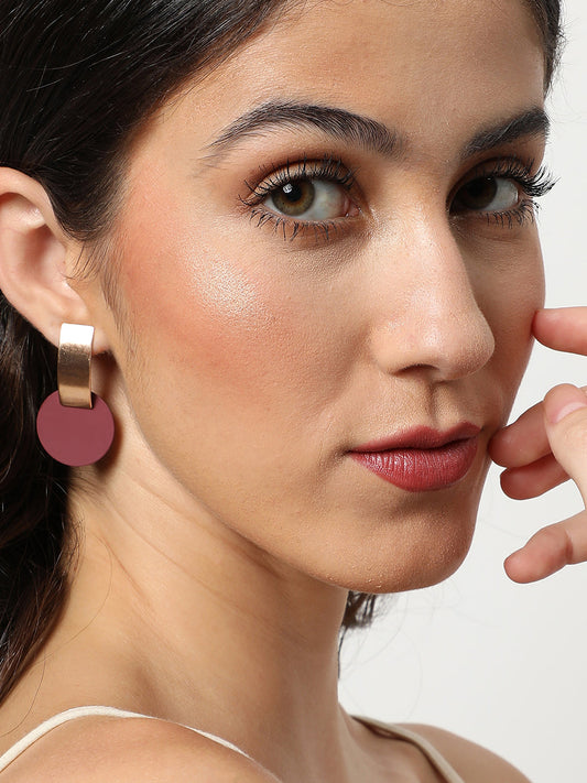 Gold Plated Designer Drop Earring