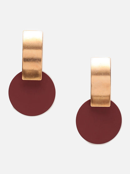 Gold Plated Designer Drop Earring