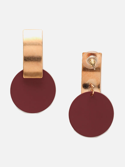 Gold Plated Designer Drop Earring