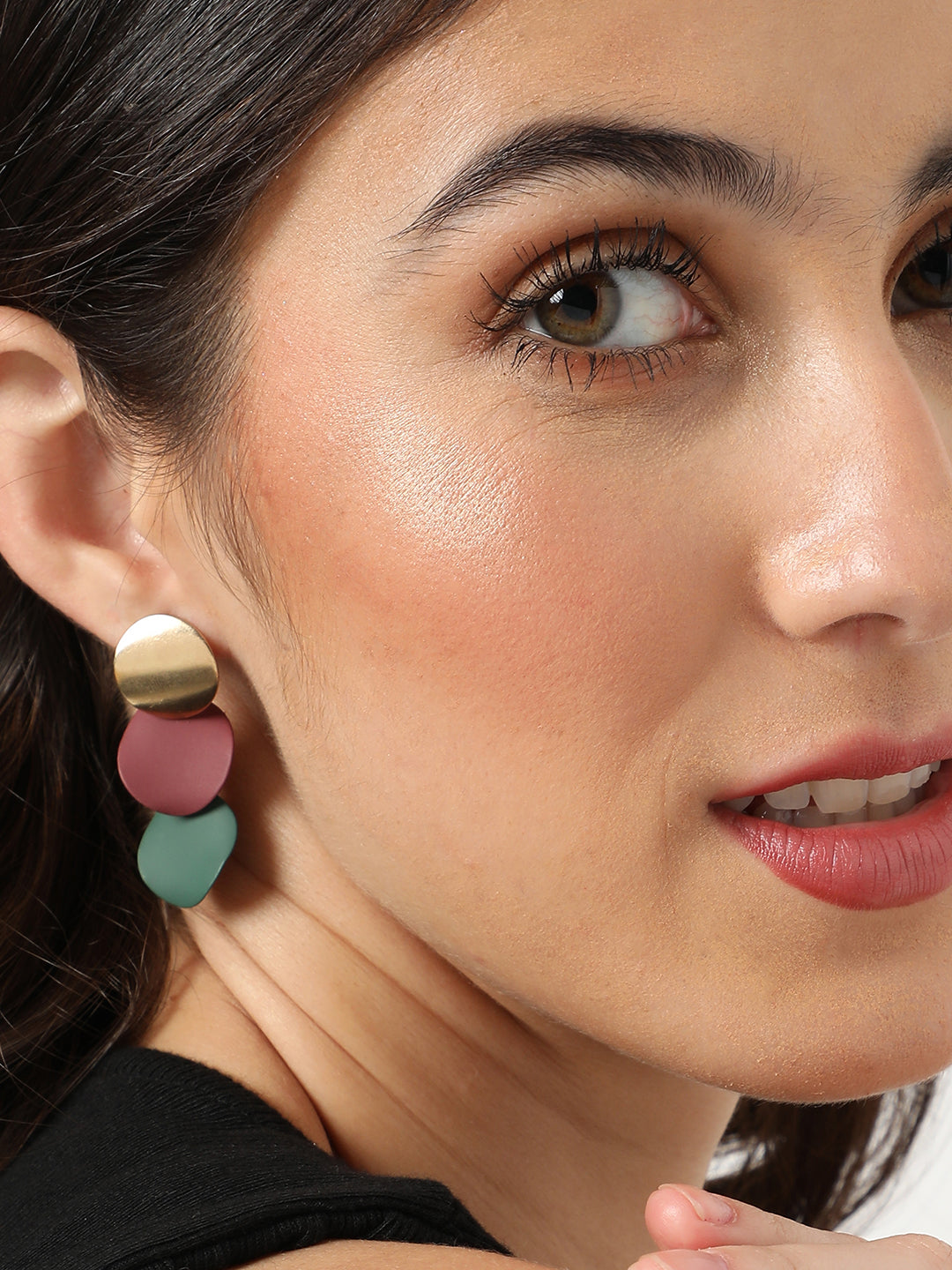 Gold Plated Designer Drop Earring