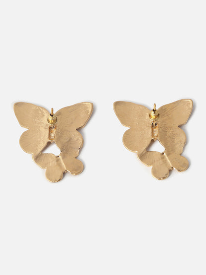 Gold Plated Designer Drop Earring