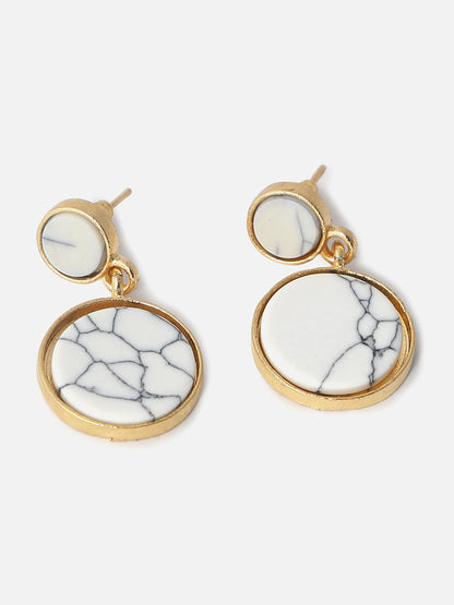 Gold Plated Designer Drop Earring