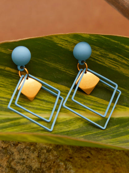 Gold Plated Designer Drop Earring