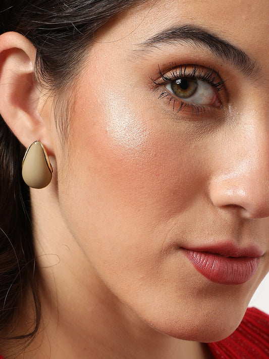 Gold Plated Designer Drop Earring