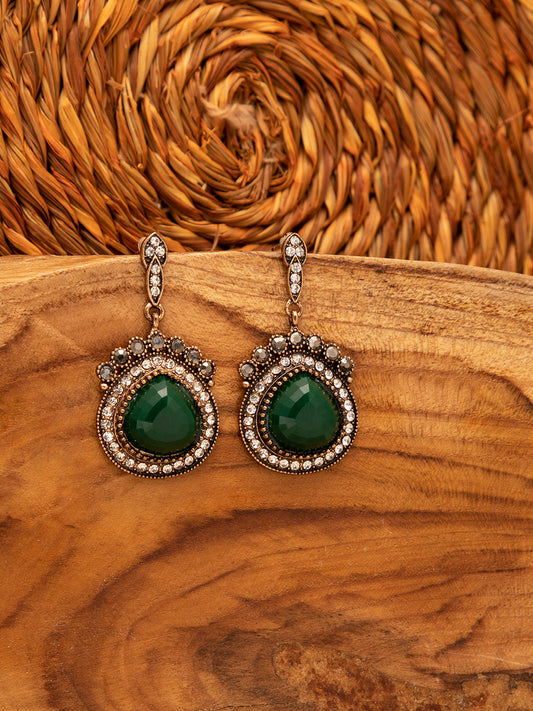 Trendy Designer Stone Drop Earring