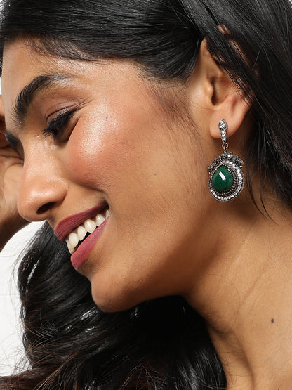 Trendy Designer Stone Drop Earring