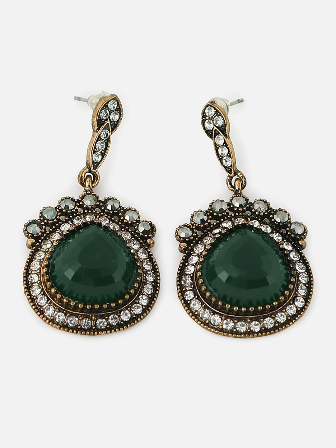 Trendy Designer Stone Drop Earring
