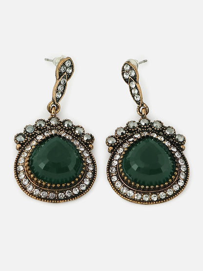Trendy Designer Stone Drop Earring