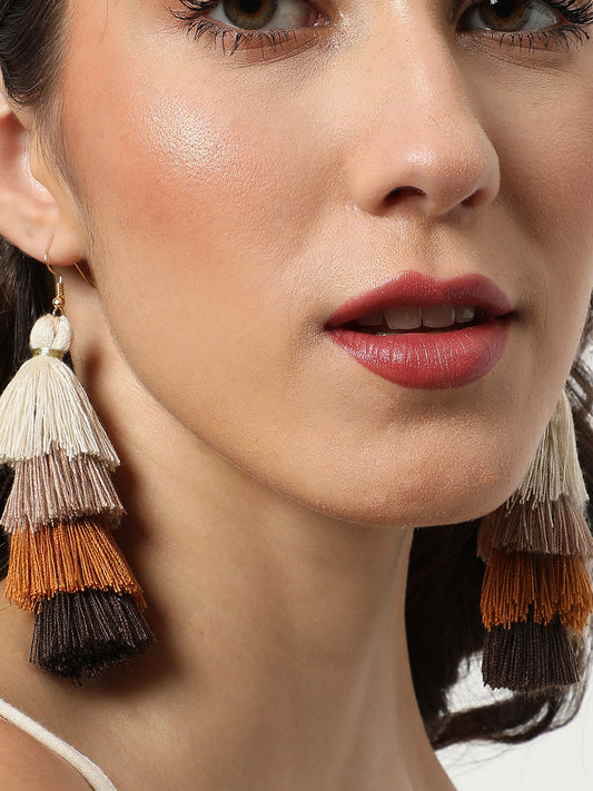 Gold Plated Designer Drop Earring