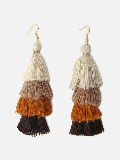 Gold Plated Designer Drop Earring