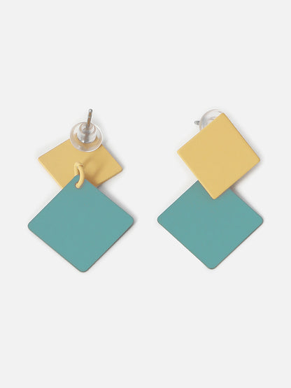 Gold Plated Designer Drop Earring