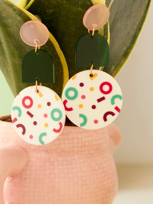 Trendy Designer Drop Earring