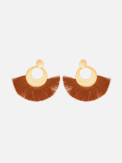 Gold Plated Designer Drop Earring