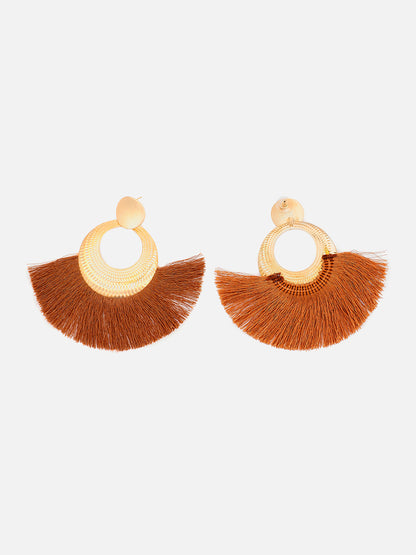 Gold Plated Designer Drop Earring