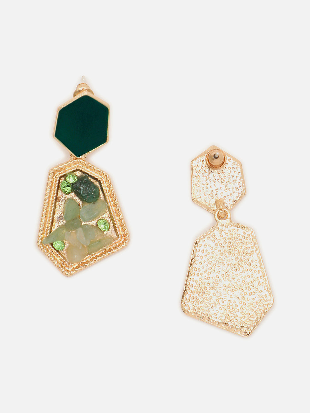 Gold Plated Designer Drop Earring