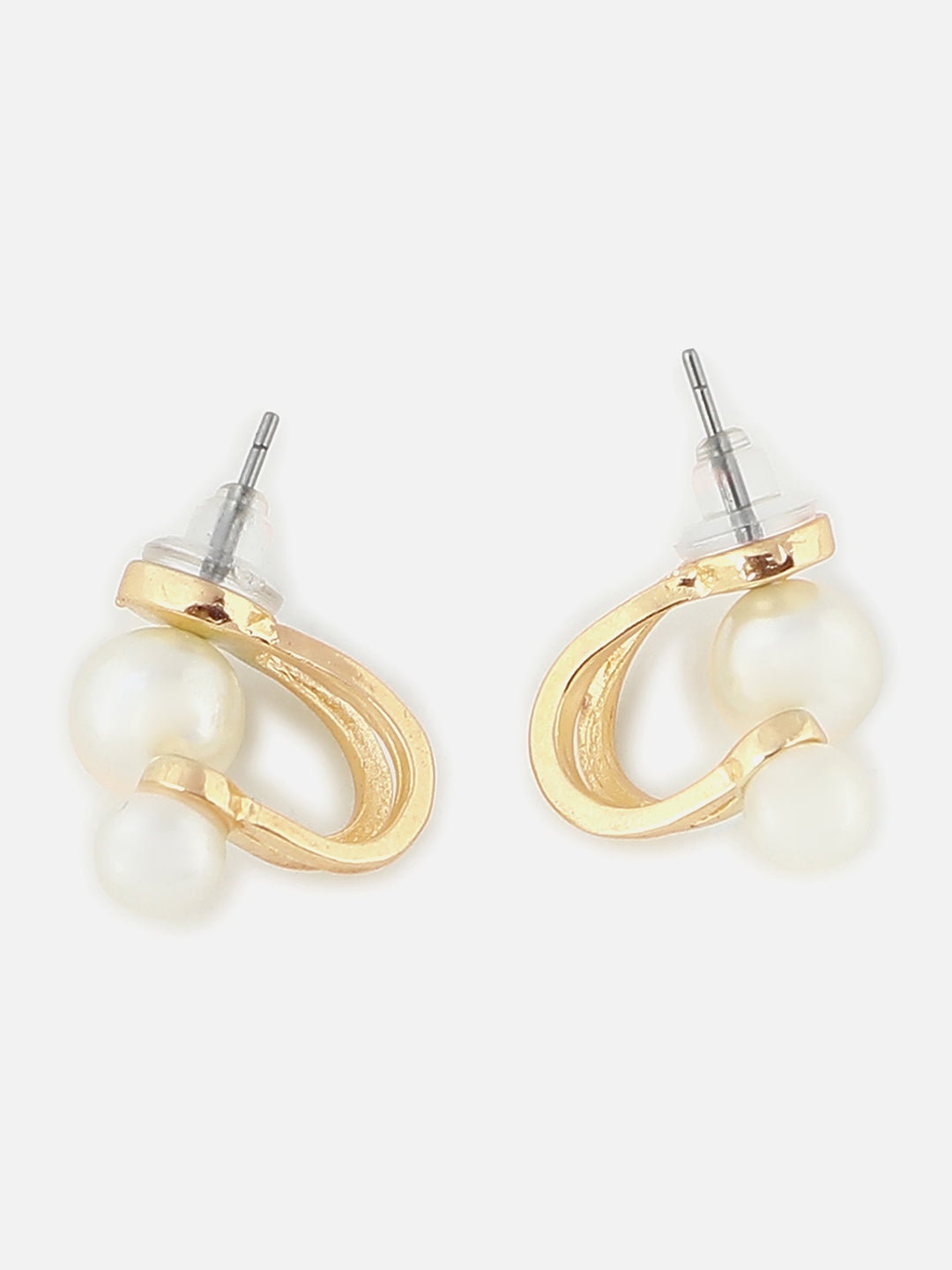 Gold Plated Designer Stone Drop Earring