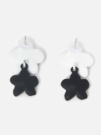 Gold Plated Designer Stone Drop Earring