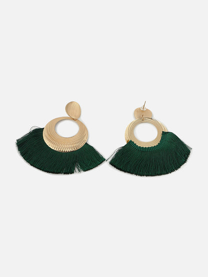 Gold Plated Designer Drop Earring