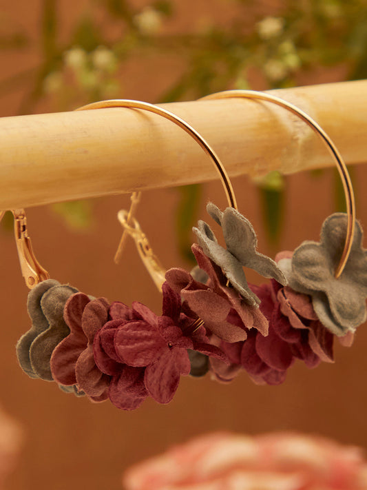 Gold Plated Designer Drop Earring