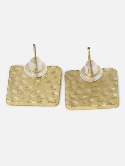 Gold Plated Designer Stud