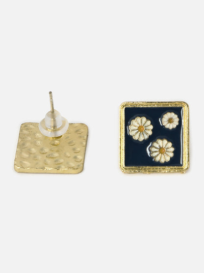Gold Plated Designer Stud