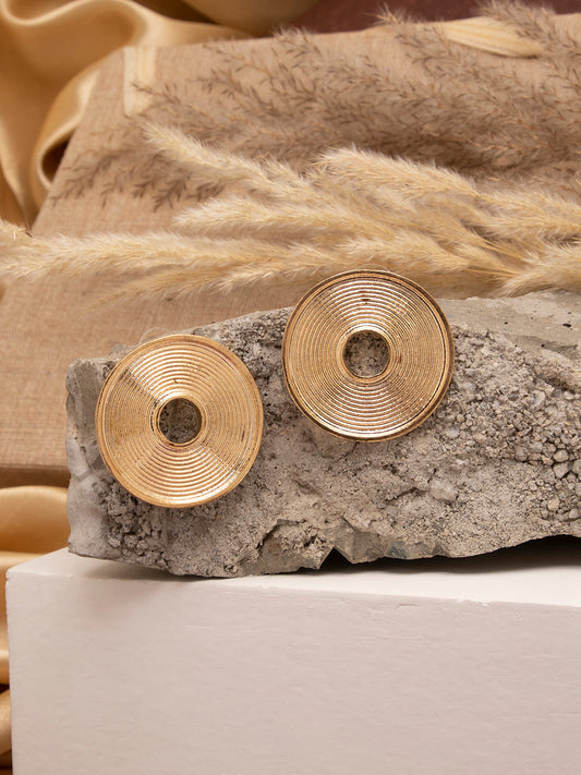 Gold Plated Designer Stud