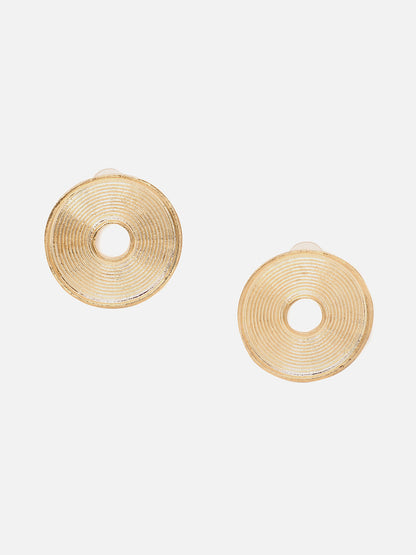 Gold Plated Designer Stud