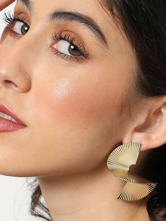 Spiraled Gold Studs