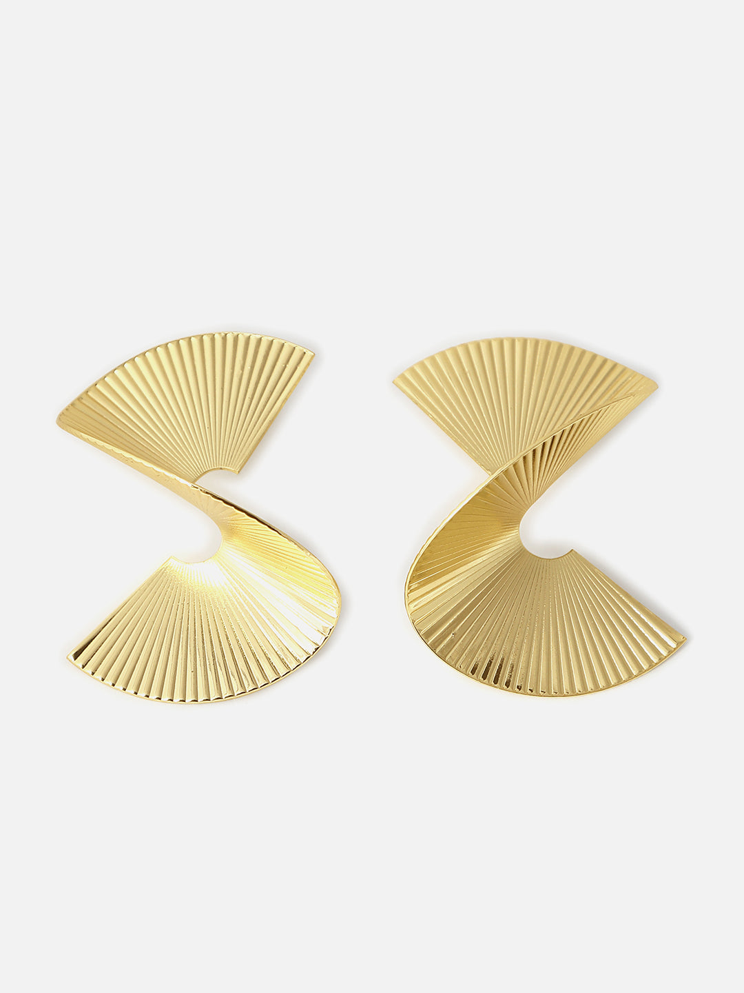Spiraled Gold Studs