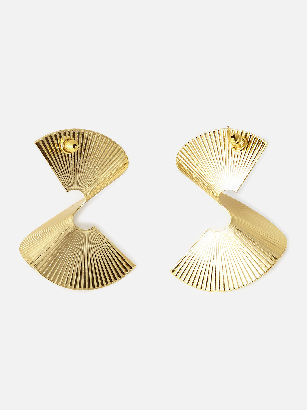 Spiraled Gold Studs