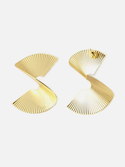 Spiraled Gold Studs