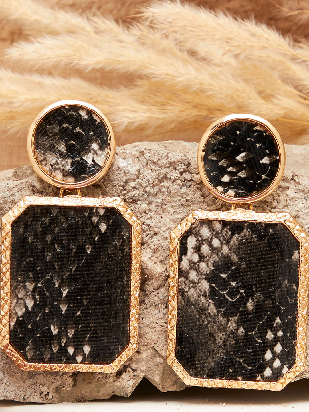 Gold Plated Designer Drop Earring