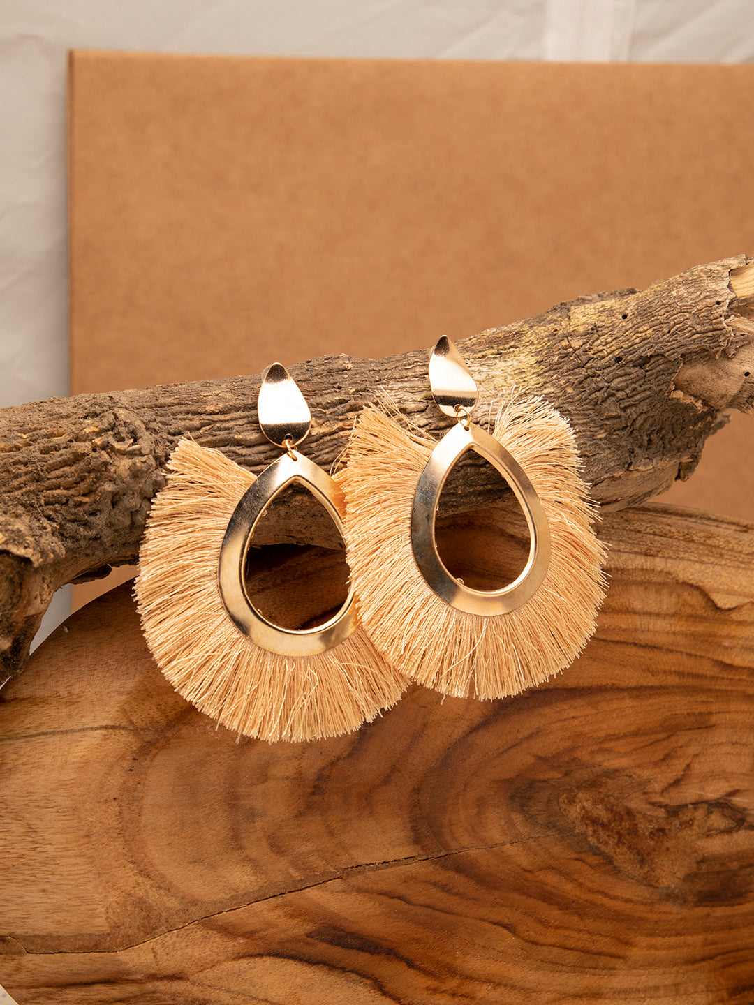 Gold Plated Designer Drop Earring