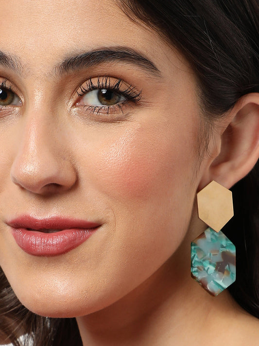 Gold Plated Designer Stud
