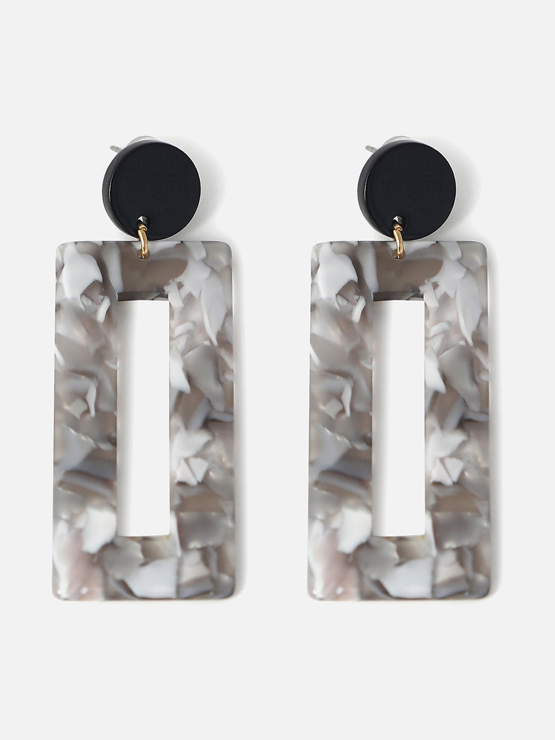 Silver Plated Designer Stud