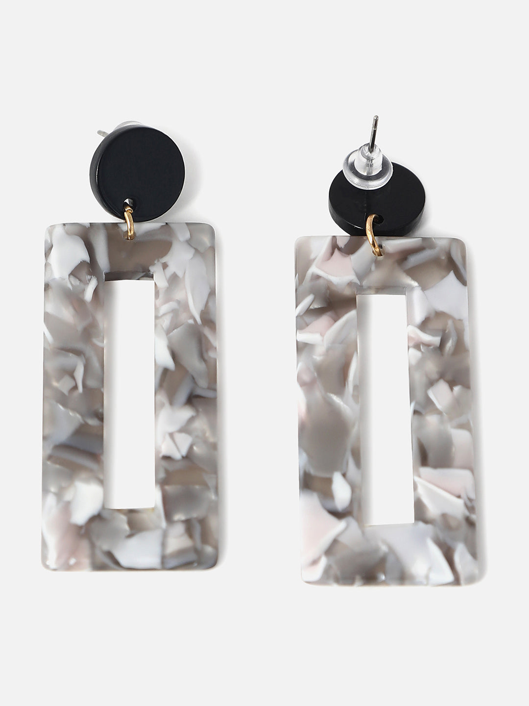 Silver Plated Designer Stud