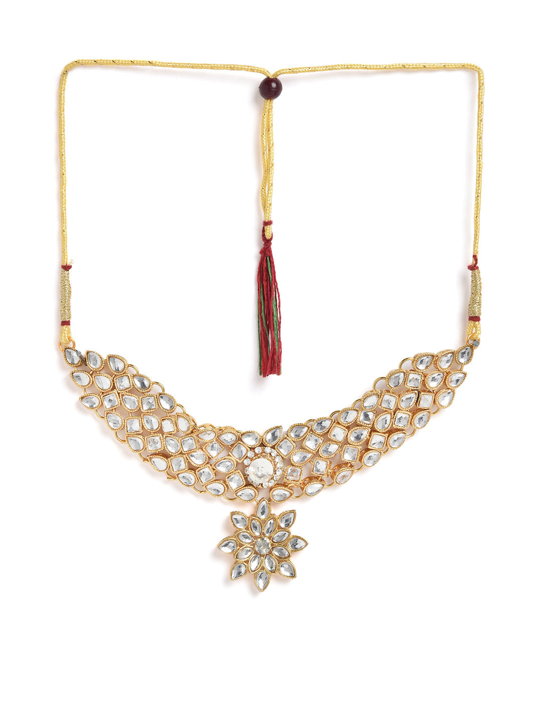 Gold-Plated Contemporary Jewellery Set