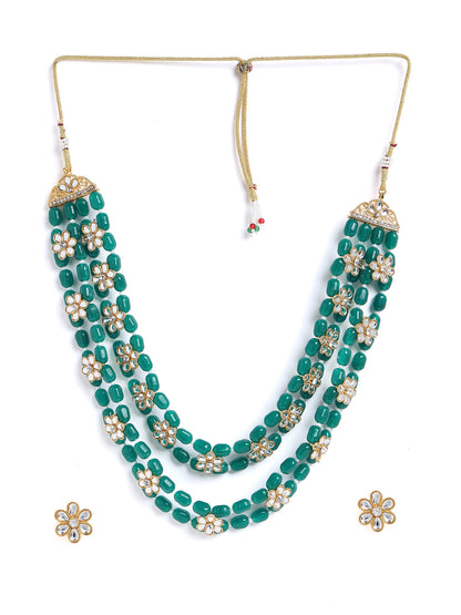 Gold-Plated Contemporary Jewellery Set