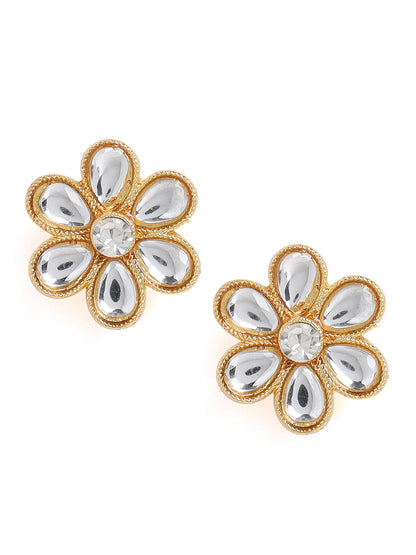 Gold-Plated Contemporary Jewellery Set