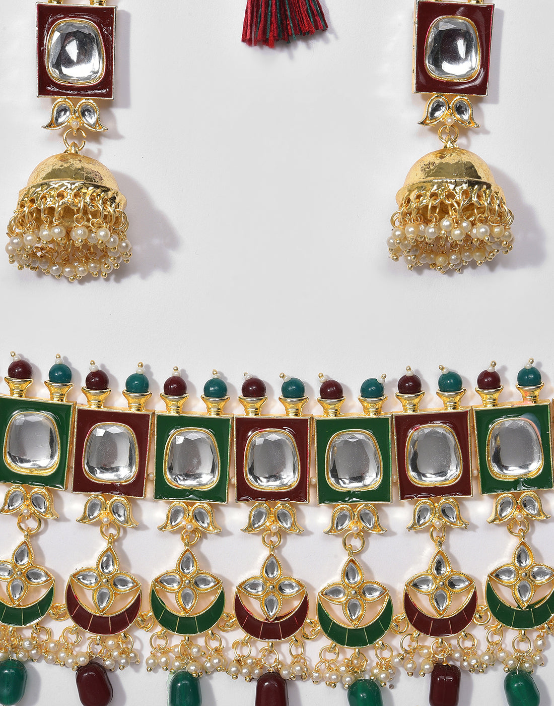 Kundan Gold Plated Necklace Set