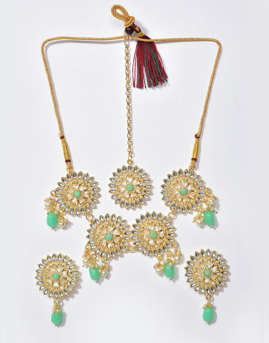 Kundan Gold Plated Necklace Set